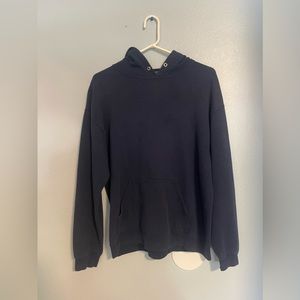 LARGE COMFY BLUE HOODIE | FRUIT OF THE LOOM